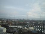 the panoramic view from a bar in the Guinness Store House